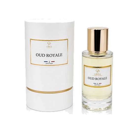Oud Royale eau de parfum with packaging