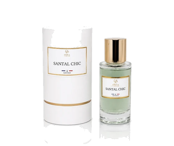 Santal Chic eau de parfum with packaging